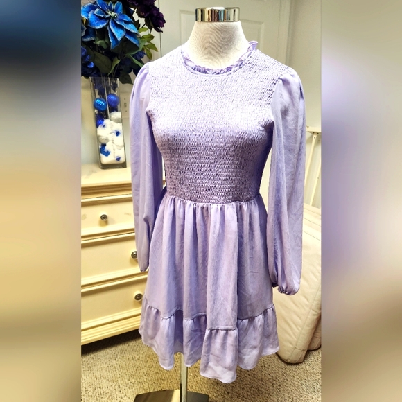 Exlura Sz. MEDIUM PURPLE DRESS - Picture 1 of 3